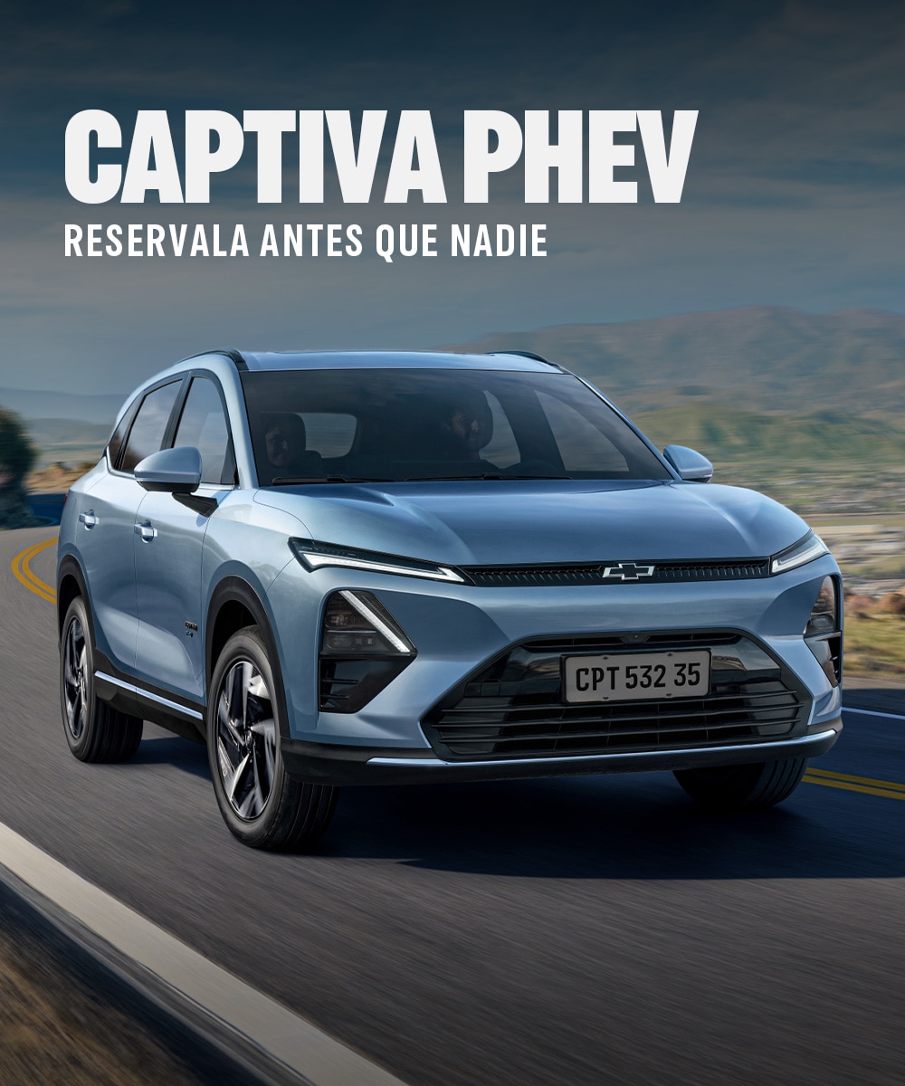Nueva Chevrolet Captiva PHEV SUV híbrida enchufable